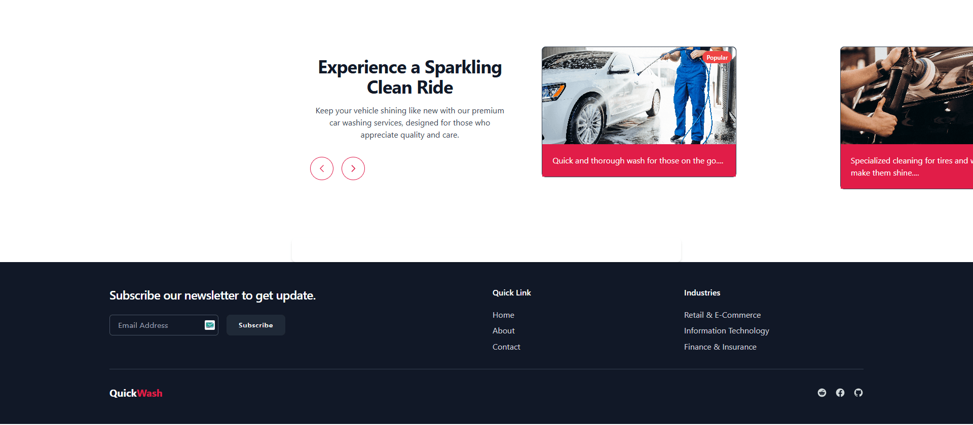 Carwash Booking Platform project screenshot 2